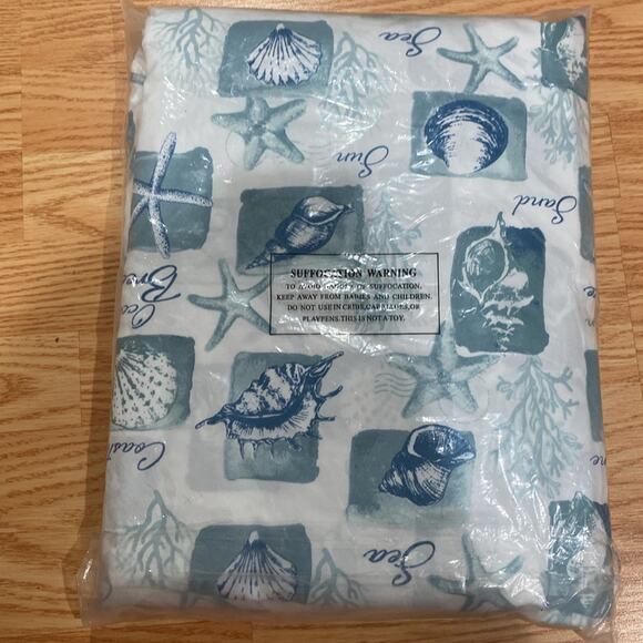 Brylane homes Coastal Printed Microfiber Sheet Set - Picture 2 of 4